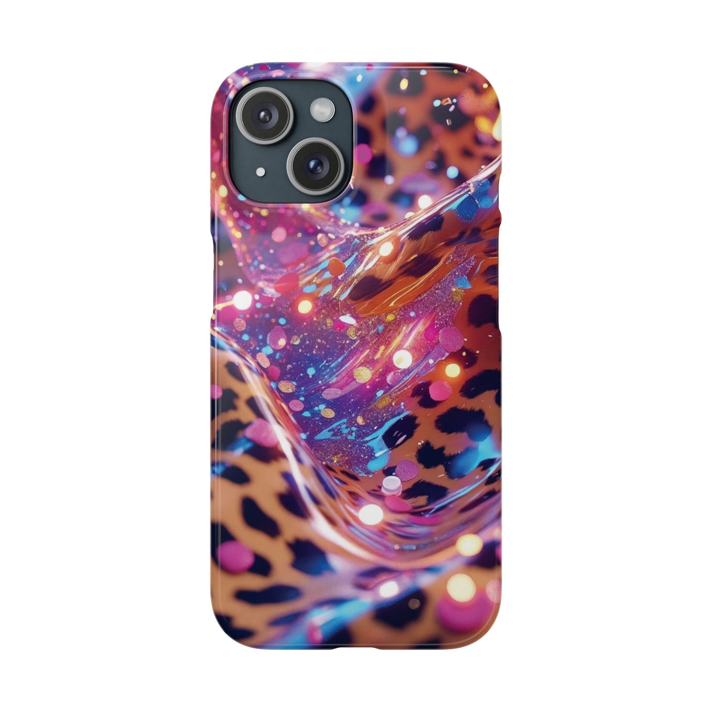 Snap Case Leopard Muster iPhone Handyhülle