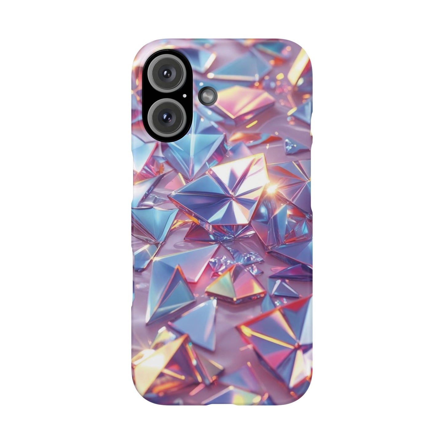 Snap Case iPhone Handyhülle – 3D-Effekt mit Diamant Design