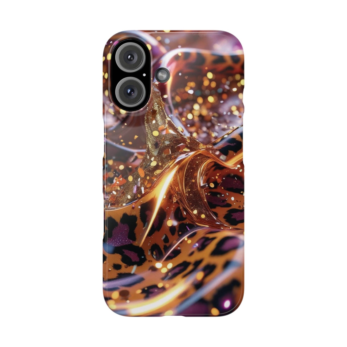 Snap Case Leopard Muster iPhone Handyhülle