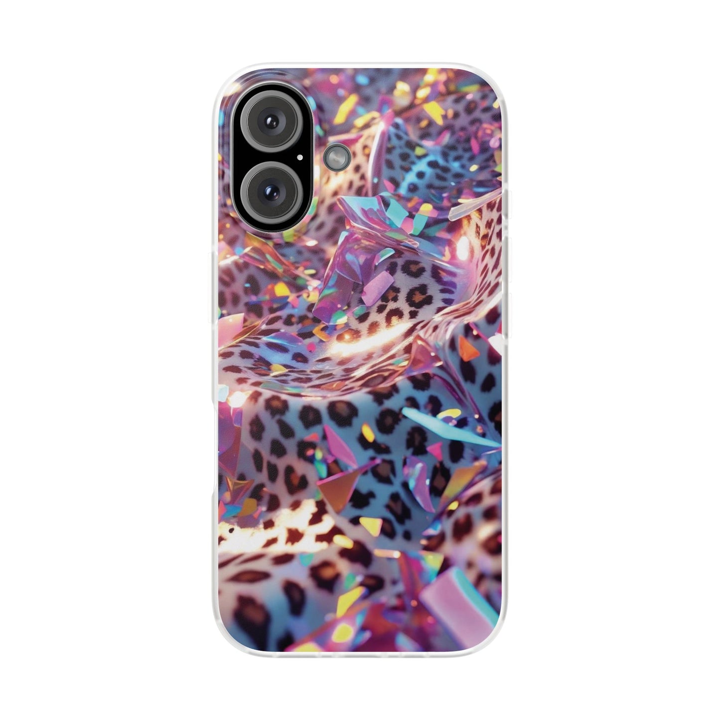 iPhone Flexi Case – Leopardenmuster