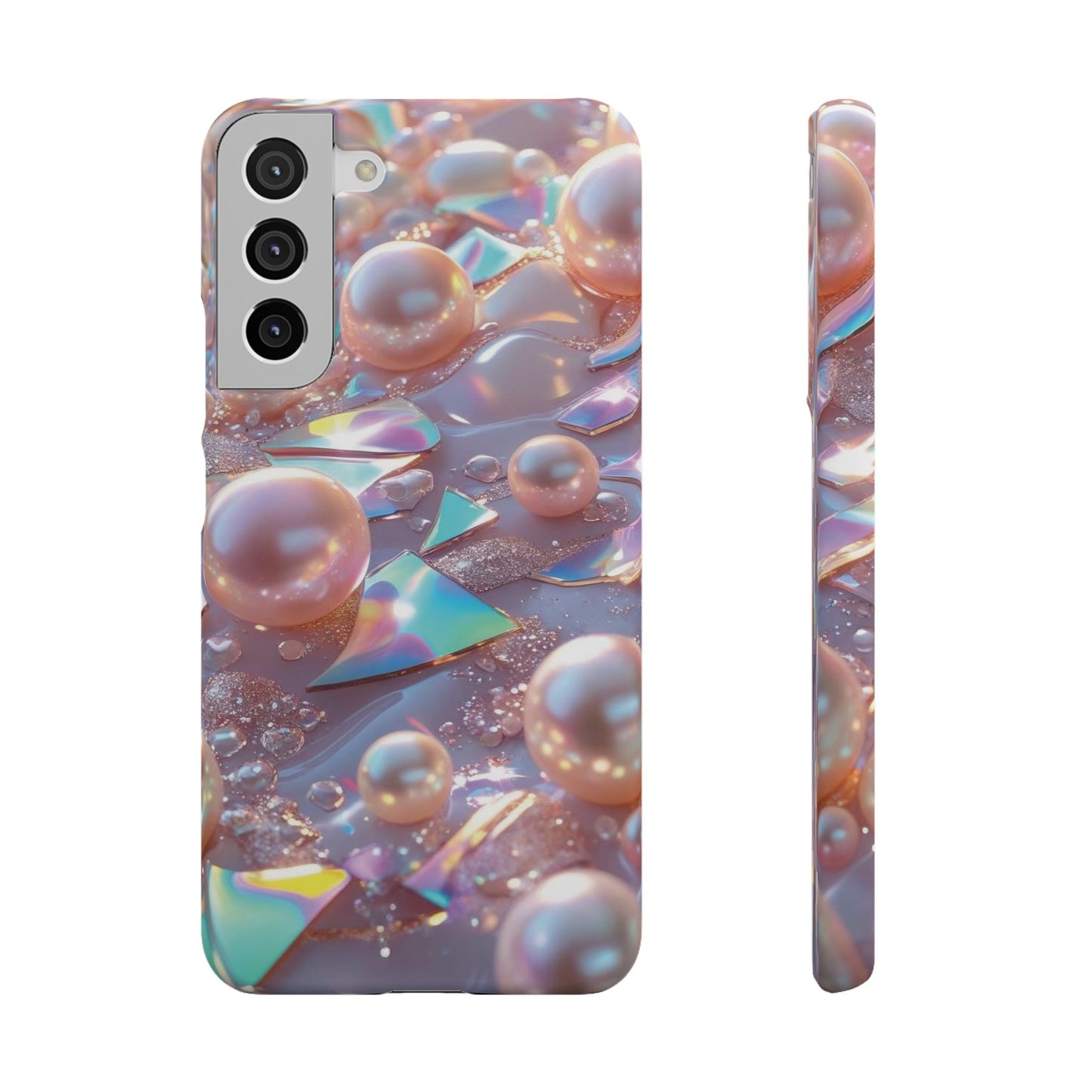 Snap Case Samsung Handyhülle – 3D Perlen Effekt