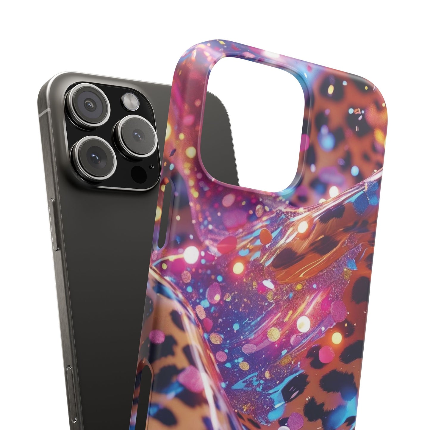 Snap Case Leopard Muster iPhone Handyhülle