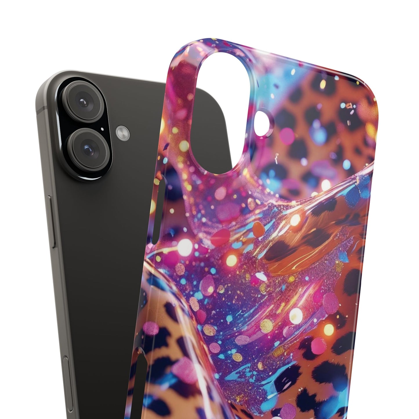 Snap Case Leopard Muster iPhone Handyhülle