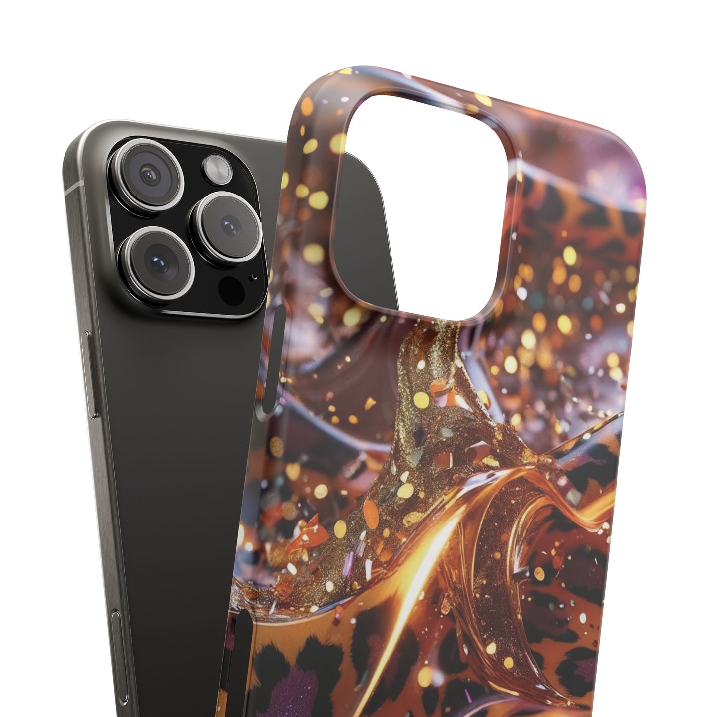 Snap Case Leopard Muster iPhone Handyhülle