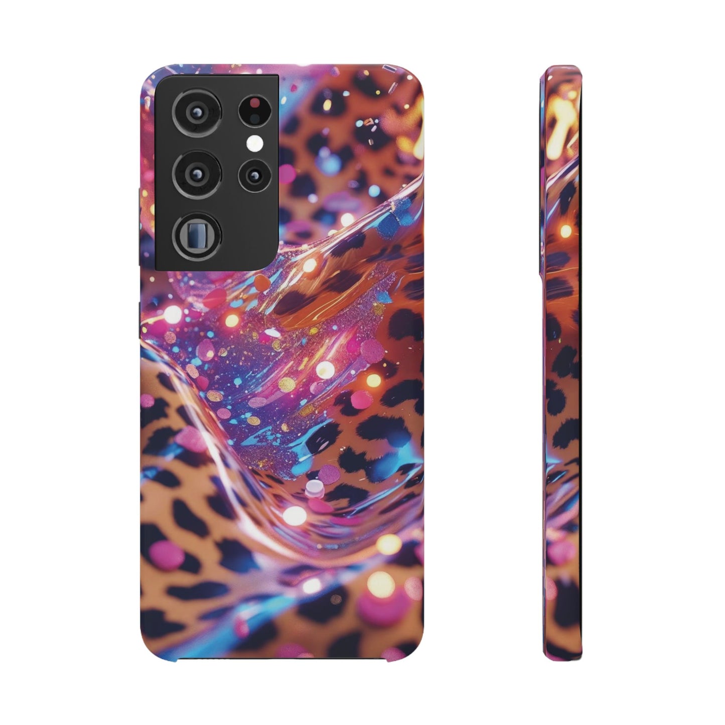 Snap Case Leopard Muster Samsung Handyhülle