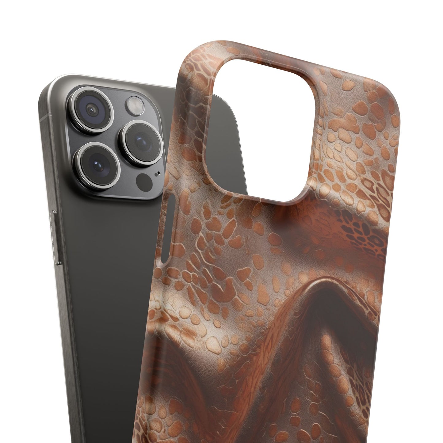 Snap Case Leopard Muster iPhone Handyhülle – Luxus trifft Design