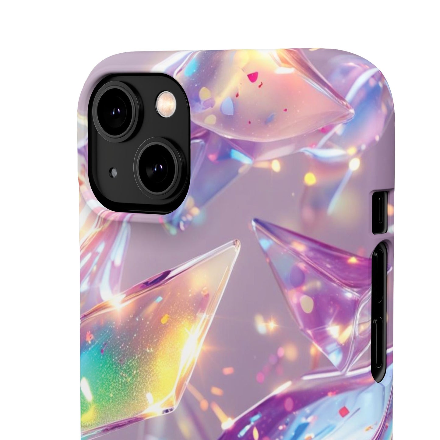 Snap Case iPhone Handyhülle – 3D-Effekt mit Diamant Design