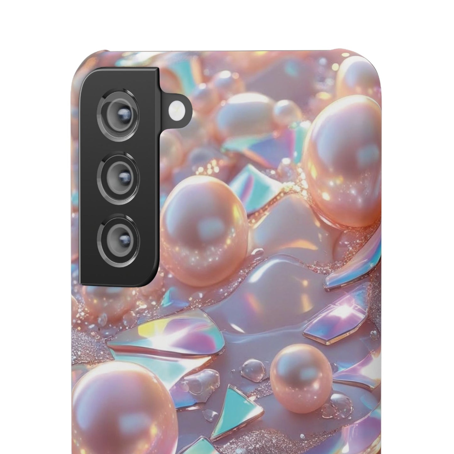 Snap Case Samsung Handyhülle – 3D Perlen Effekt