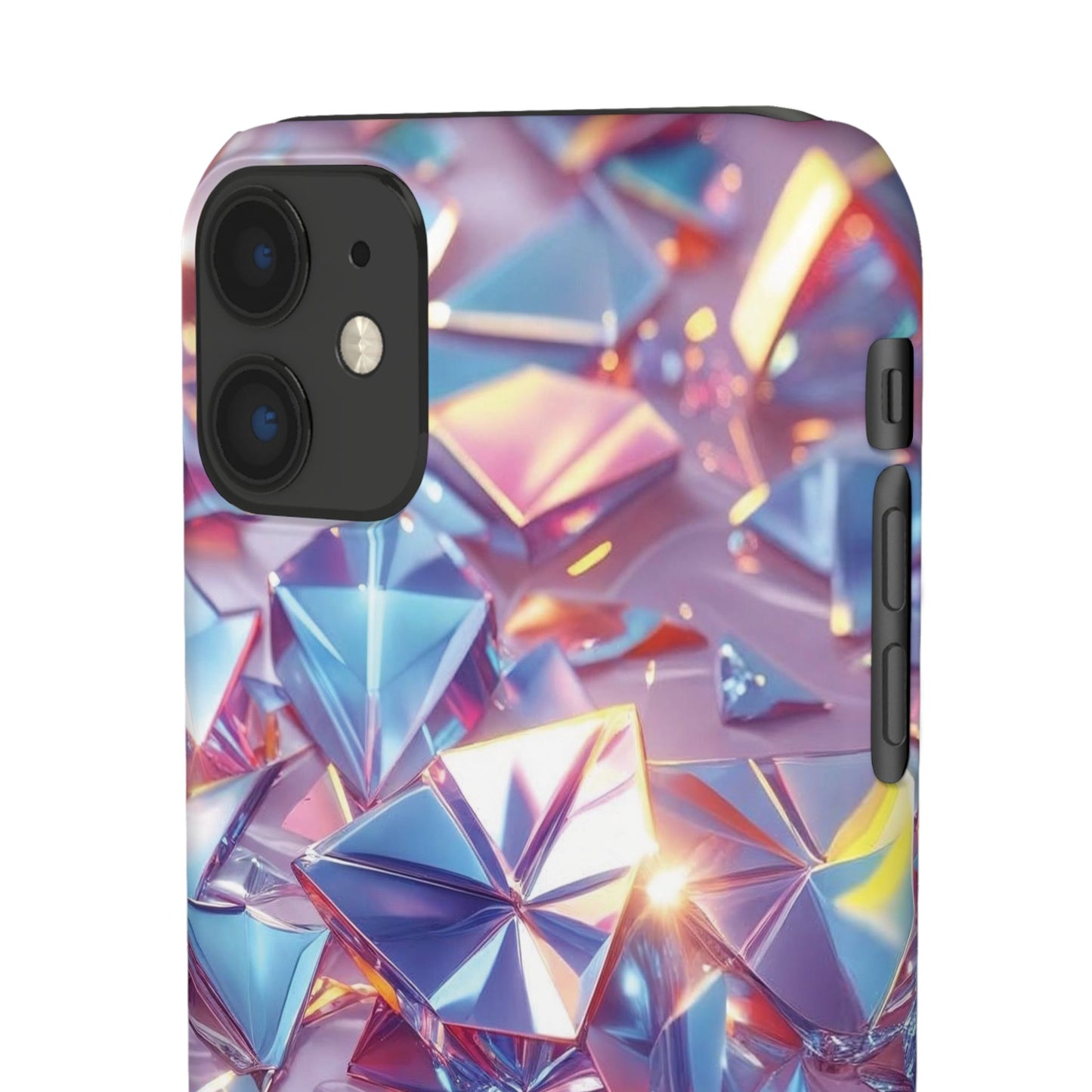 Snap Case iPhone Handyhülle – 3D-Effekt mit Diamant Design