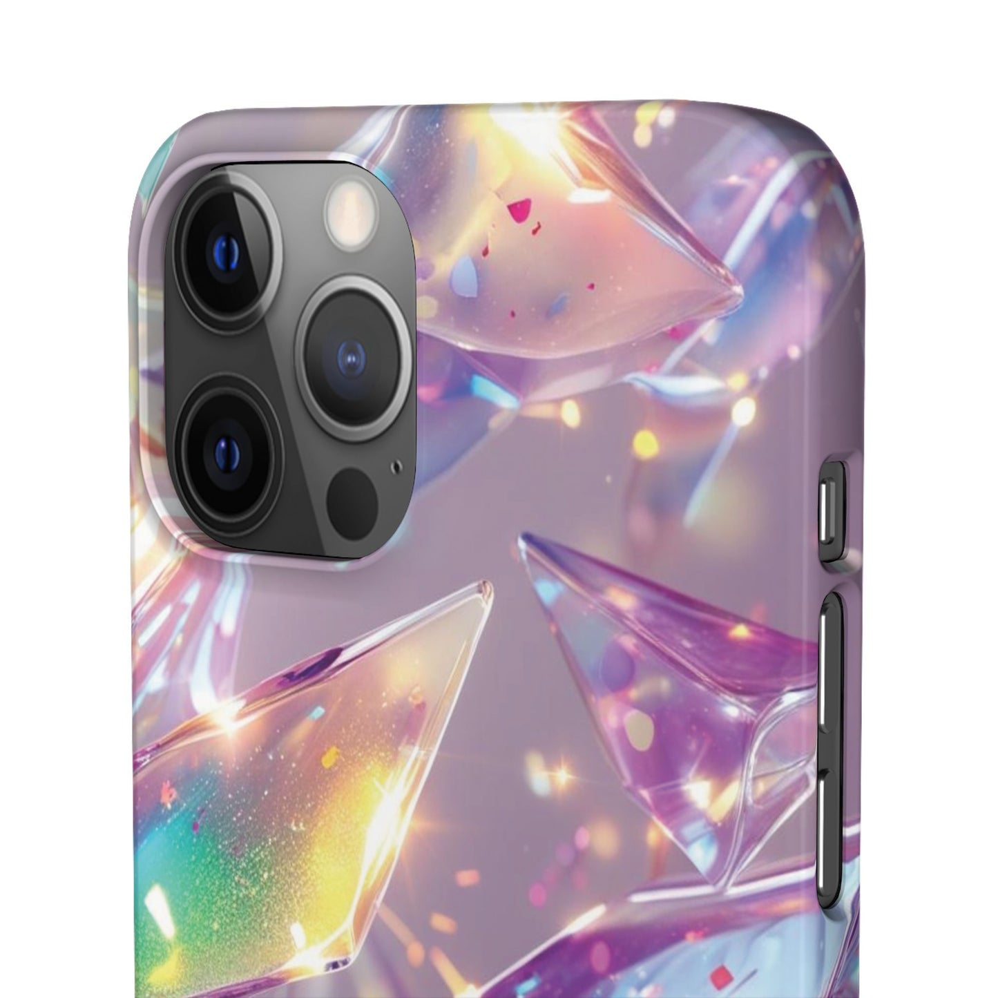 Snap Case iPhone Handyhülle – 3D-Effekt mit Diamant Design