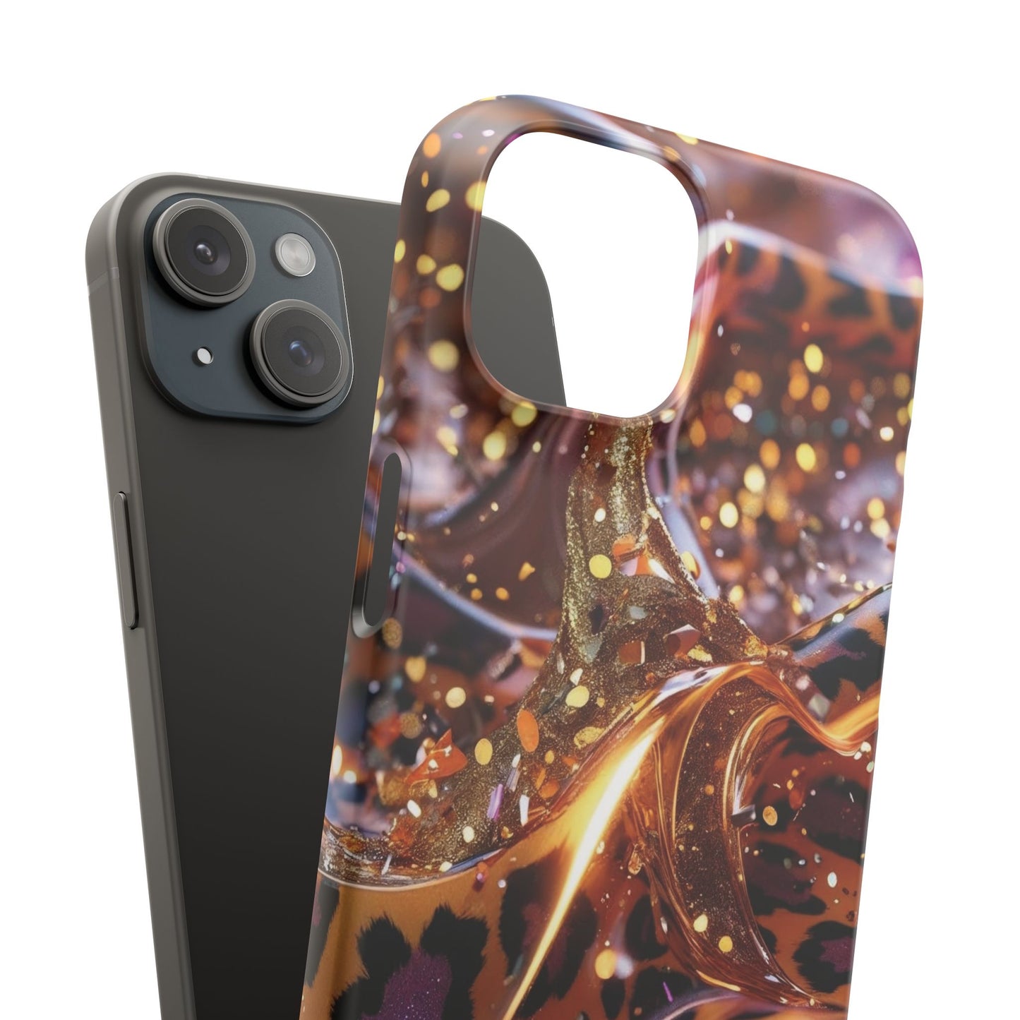 Snap Case Leopard Muster iPhone Handyhülle