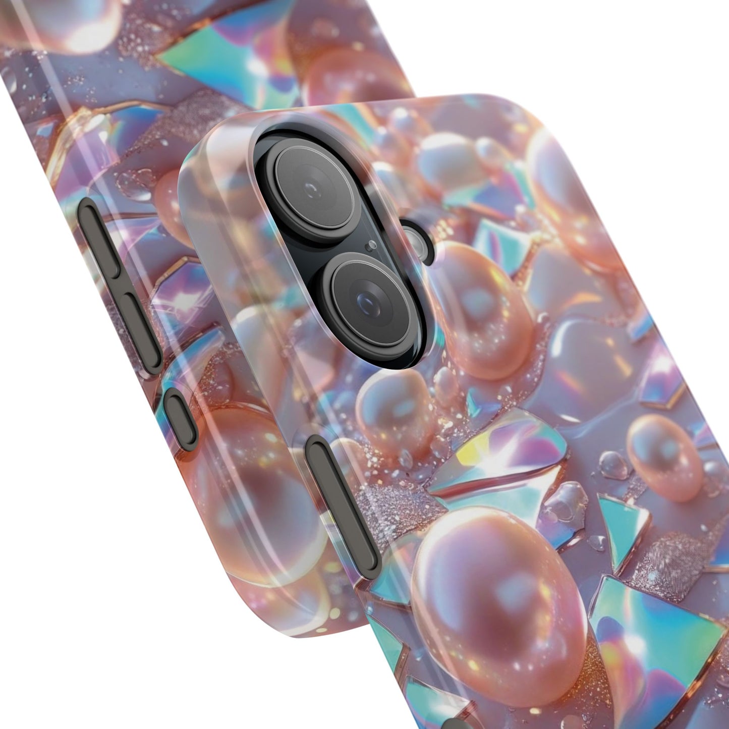 Snap Case iPhone Handyhülle – 3D Perlen Effekt