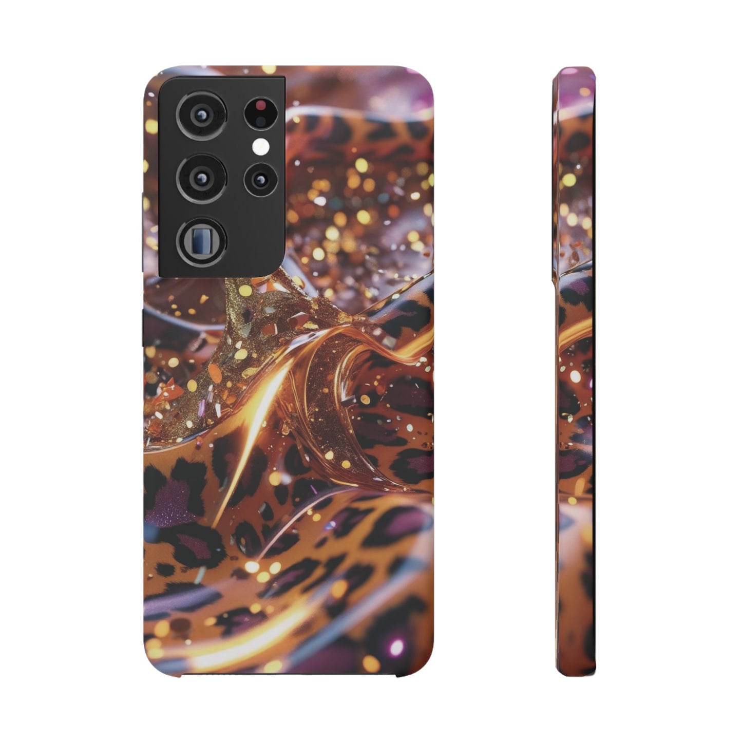 Snap Case Leopard Muster Samsung Handyhülle