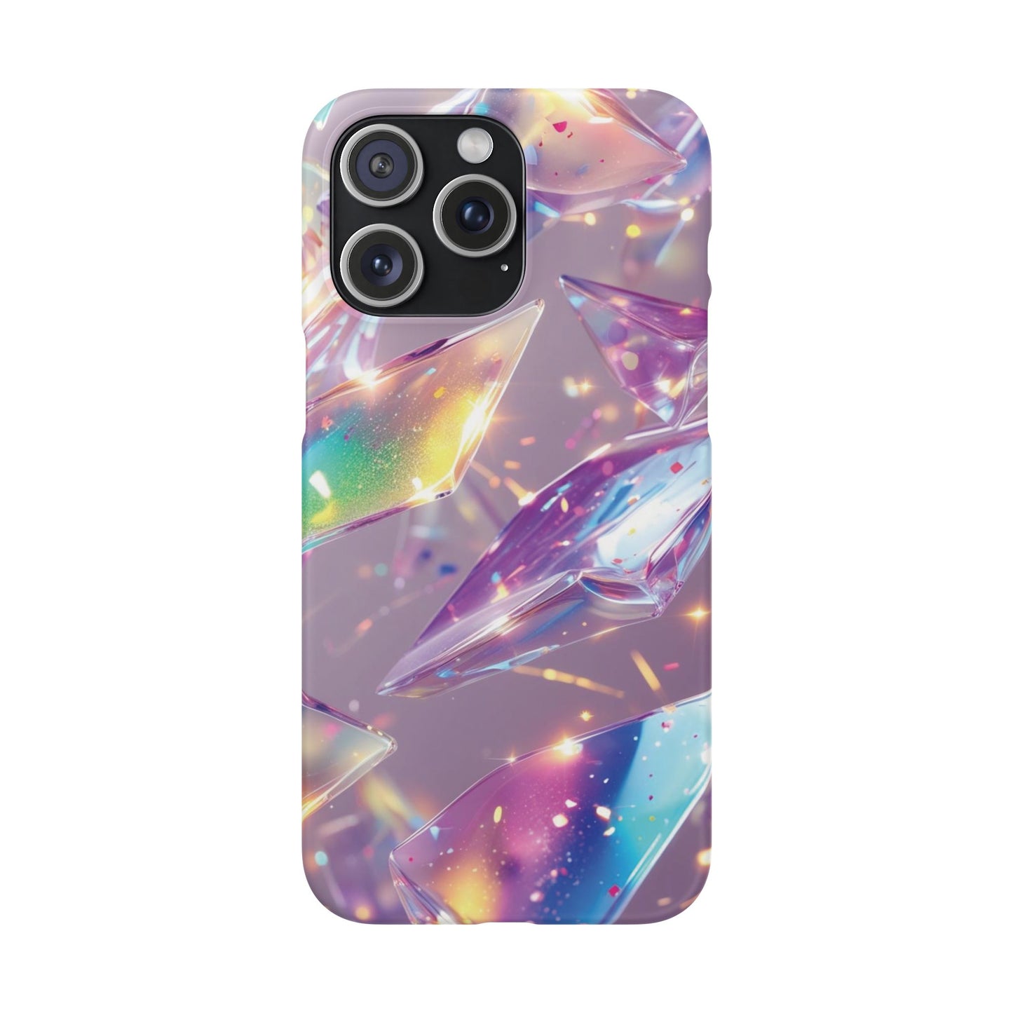Snap Case iPhone Handyhülle – 3D-Effekt mit Diamant Design