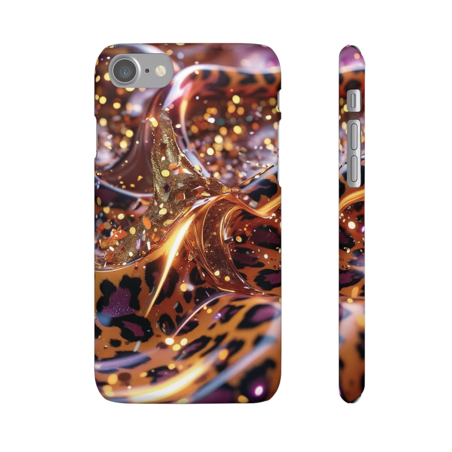 Snap Case Leopard Muster iPhone Handyhülle
