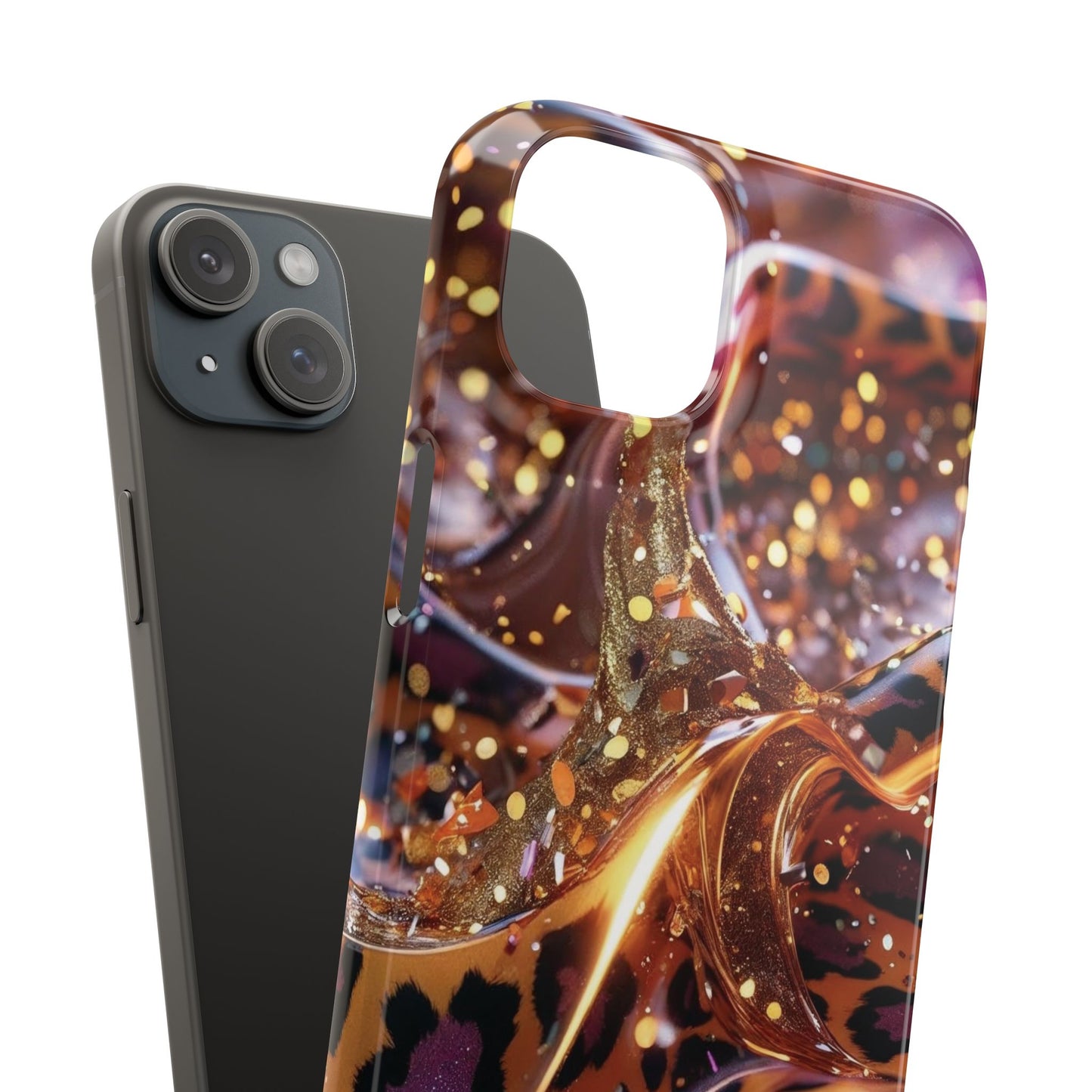Snap Case Leopard Muster iPhone Handyhülle