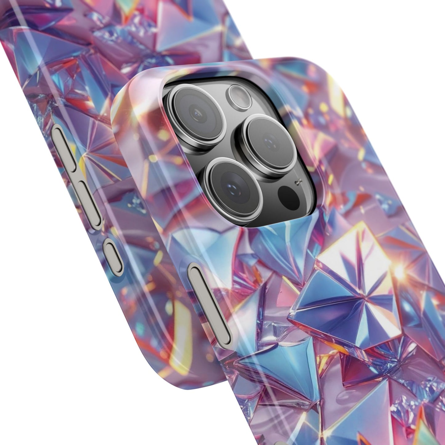 Snap Case iPhone Handyhülle – 3D-Effekt mit Diamant Design