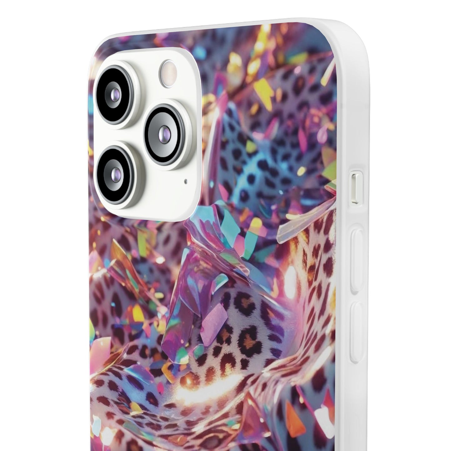 iPhone Flexi Case – Leopardenmuster