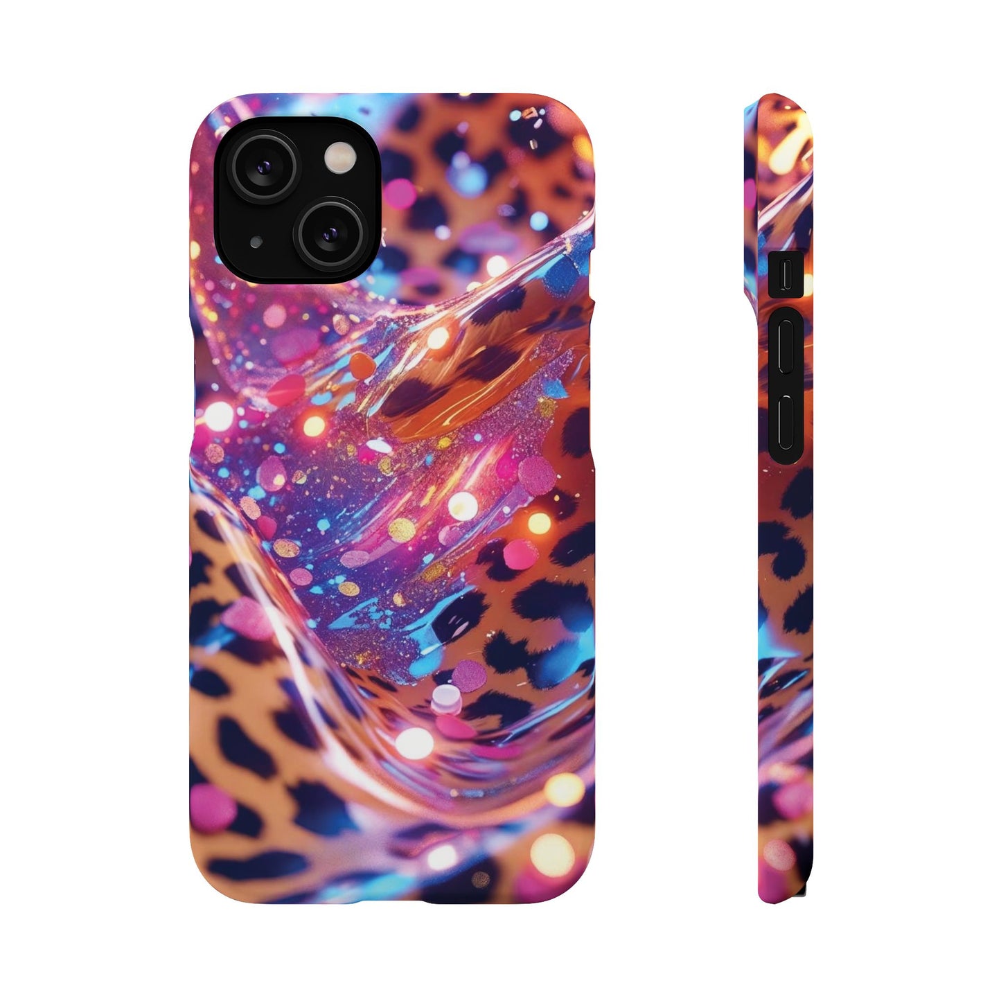 Snap Case Leopard Muster iPhone Handyhülle