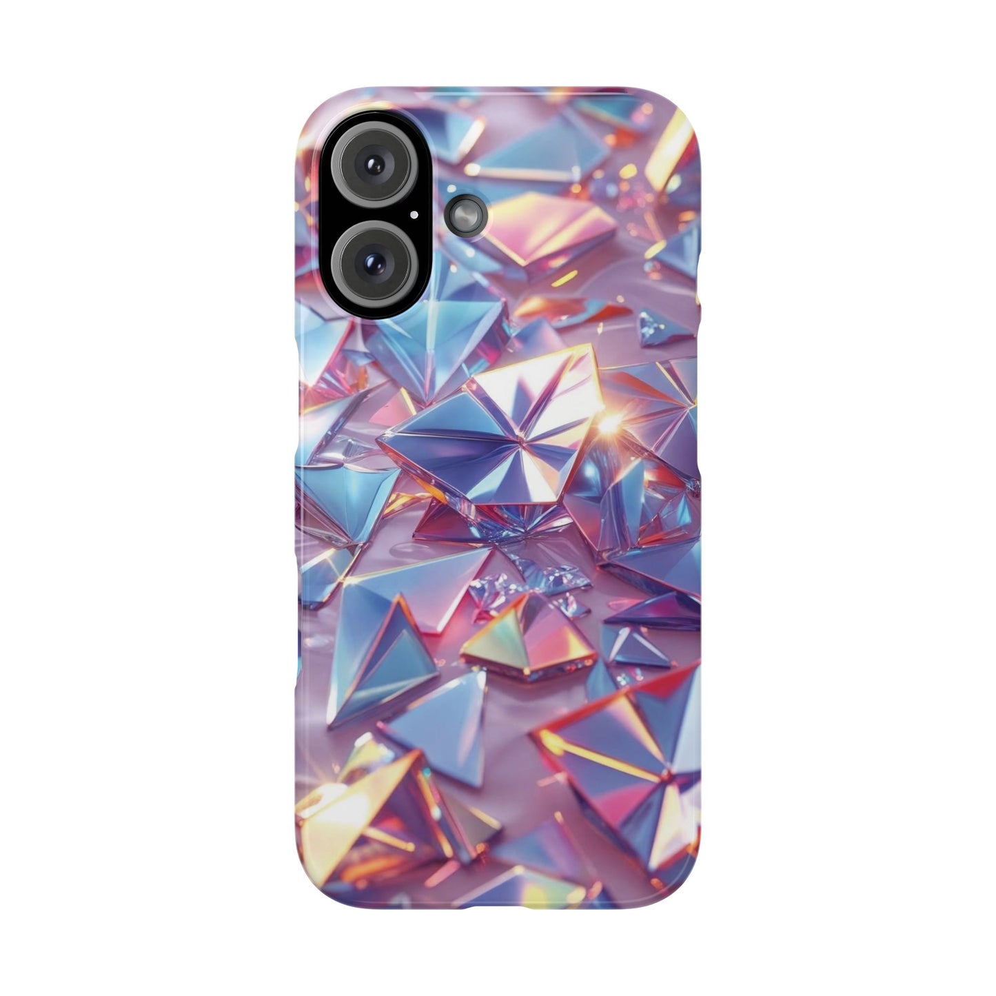 Snap Case iPhone Handyhülle – 3D-Effekt mit Diamant Design