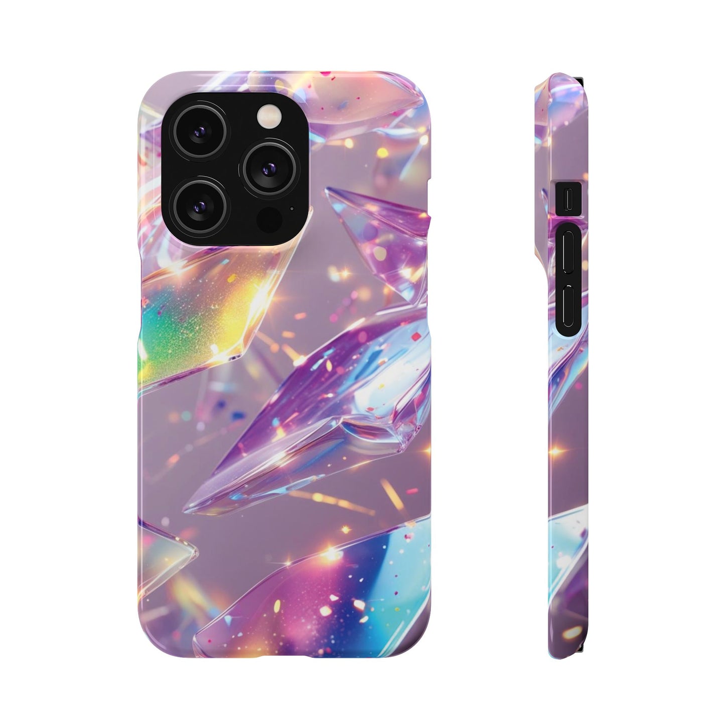 Snap Case iPhone Handyhülle – 3D-Effekt mit Diamant Design