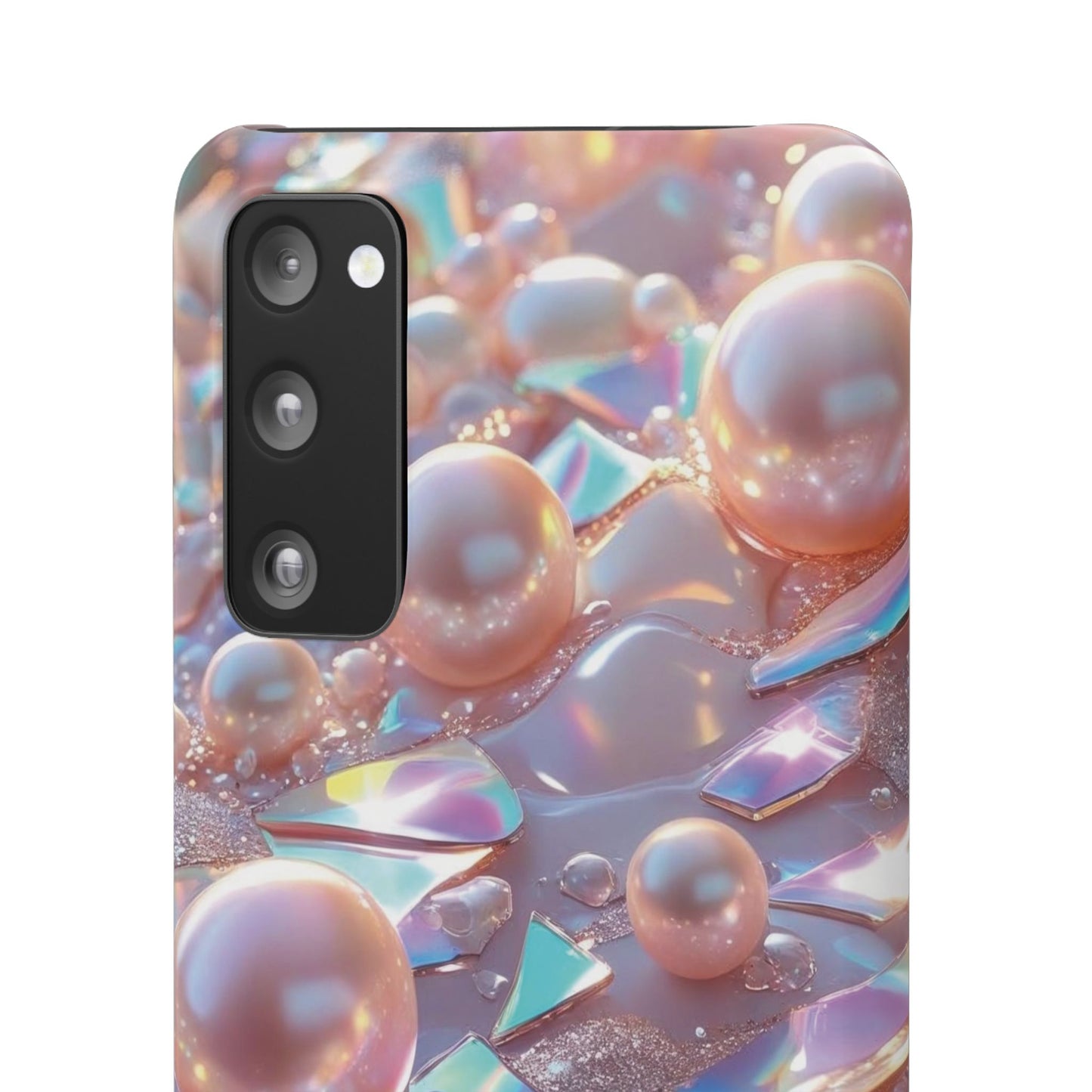 Snap Case Samsung Handyhülle – 3D Perlen Effekt
