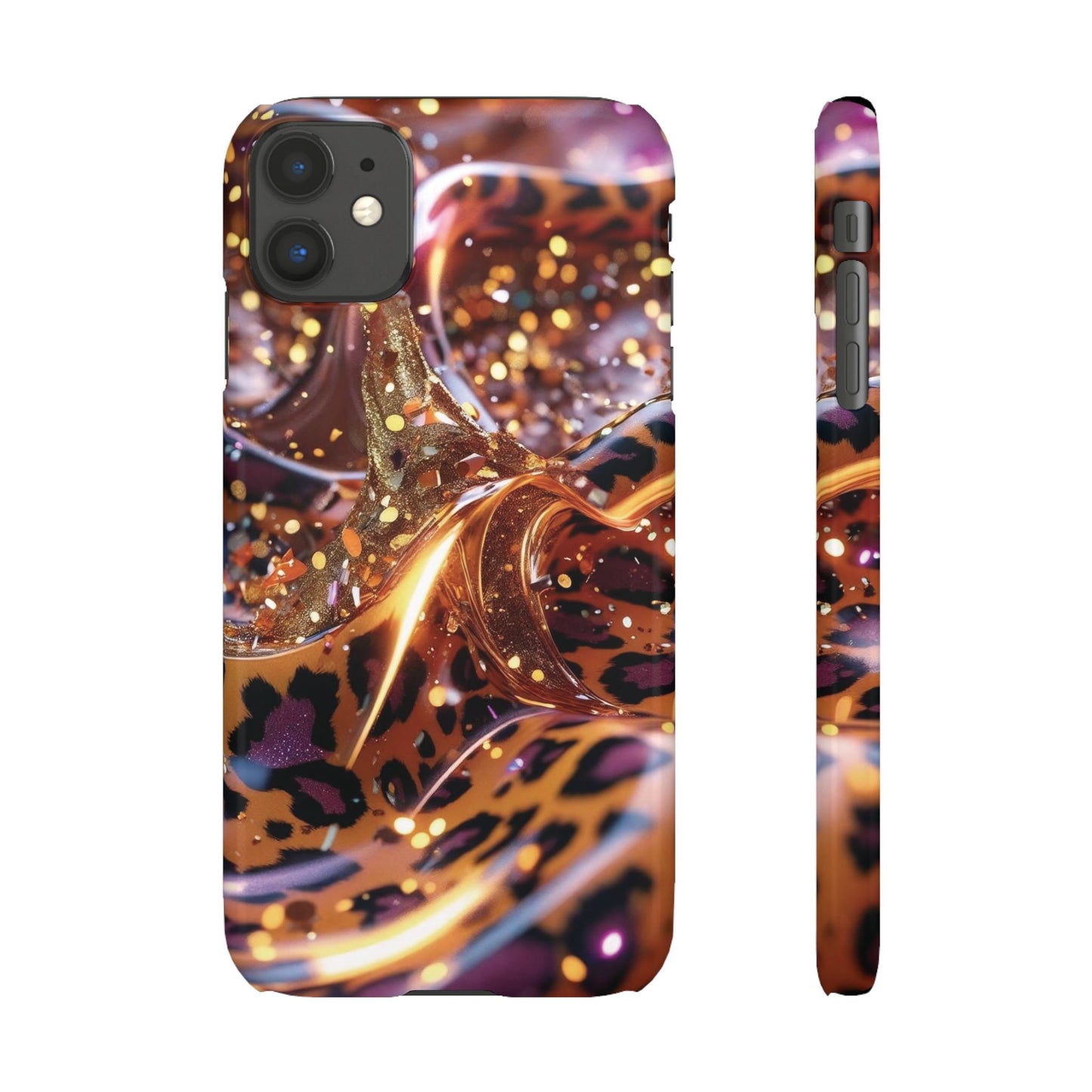 Snap Case Leopard Muster iPhone Handyhülle