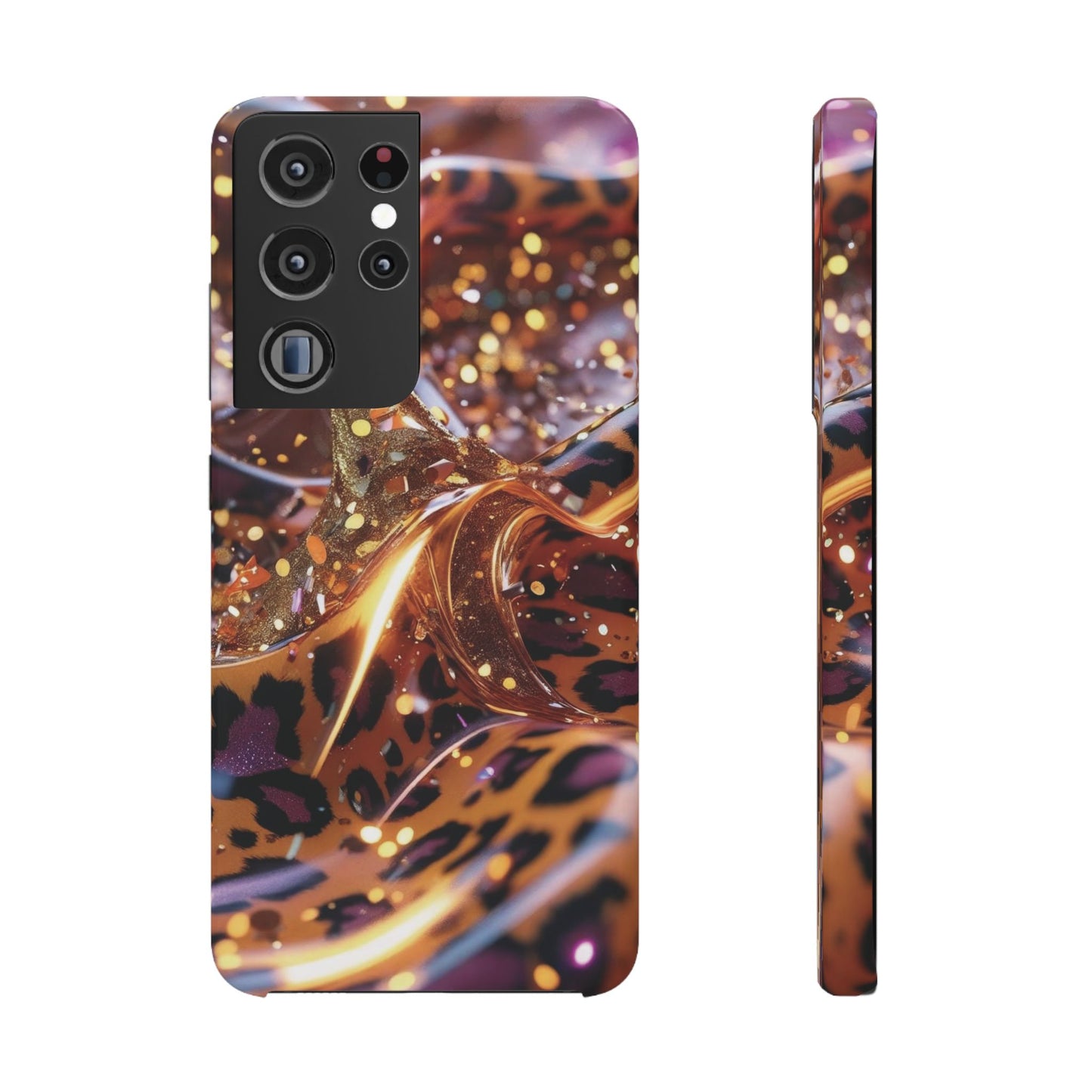 Snap Case Leopard Muster Samsung Handyhülle
