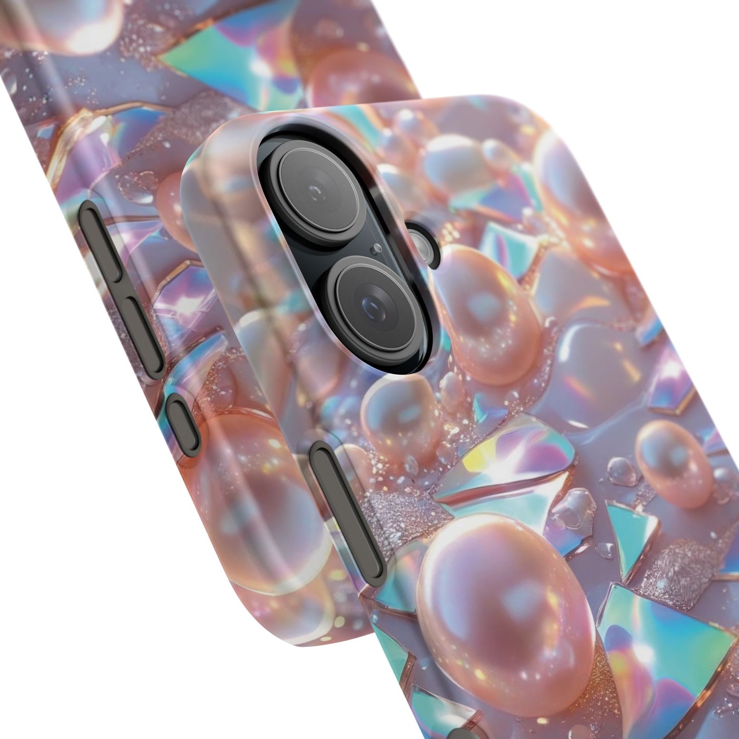 Snap Case iPhone Handyhülle – 3D Perlen Effekt