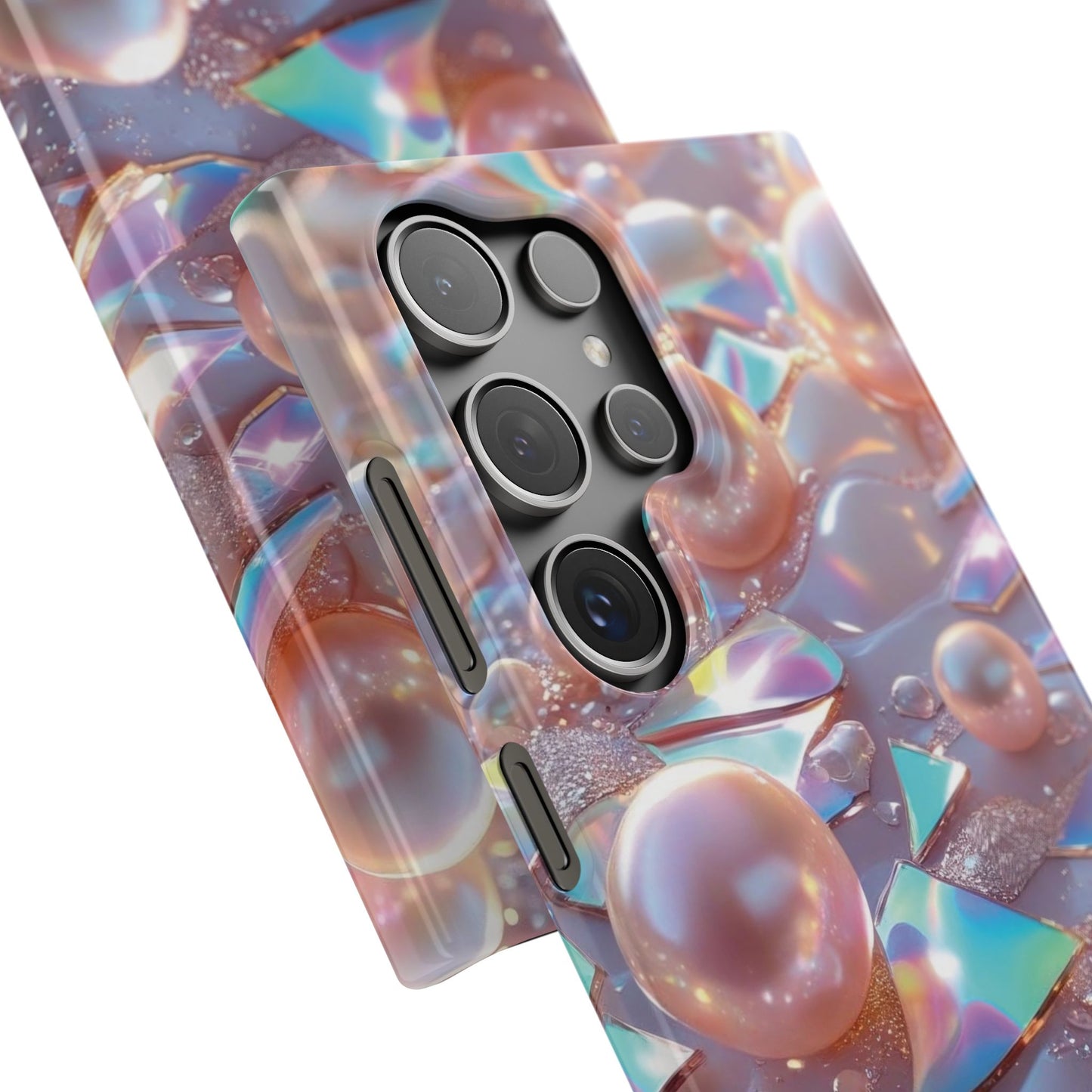 Snap Case Samsung Handyhülle – 3D Perlen Effekt