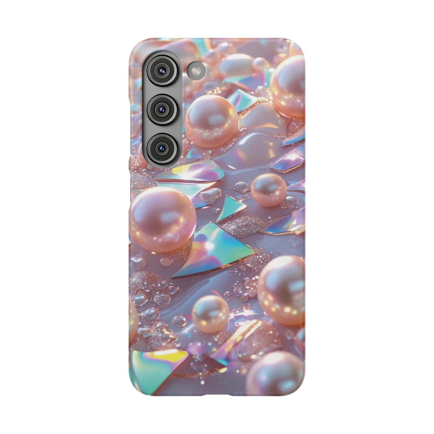 Snap Case Samsung Handyhülle – 3D Perlen Effekt