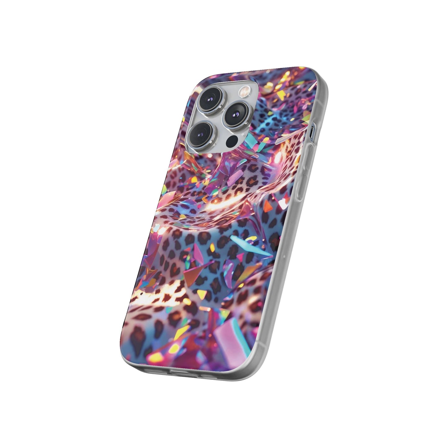 iPhone Flexi Case – Leopardenmuster