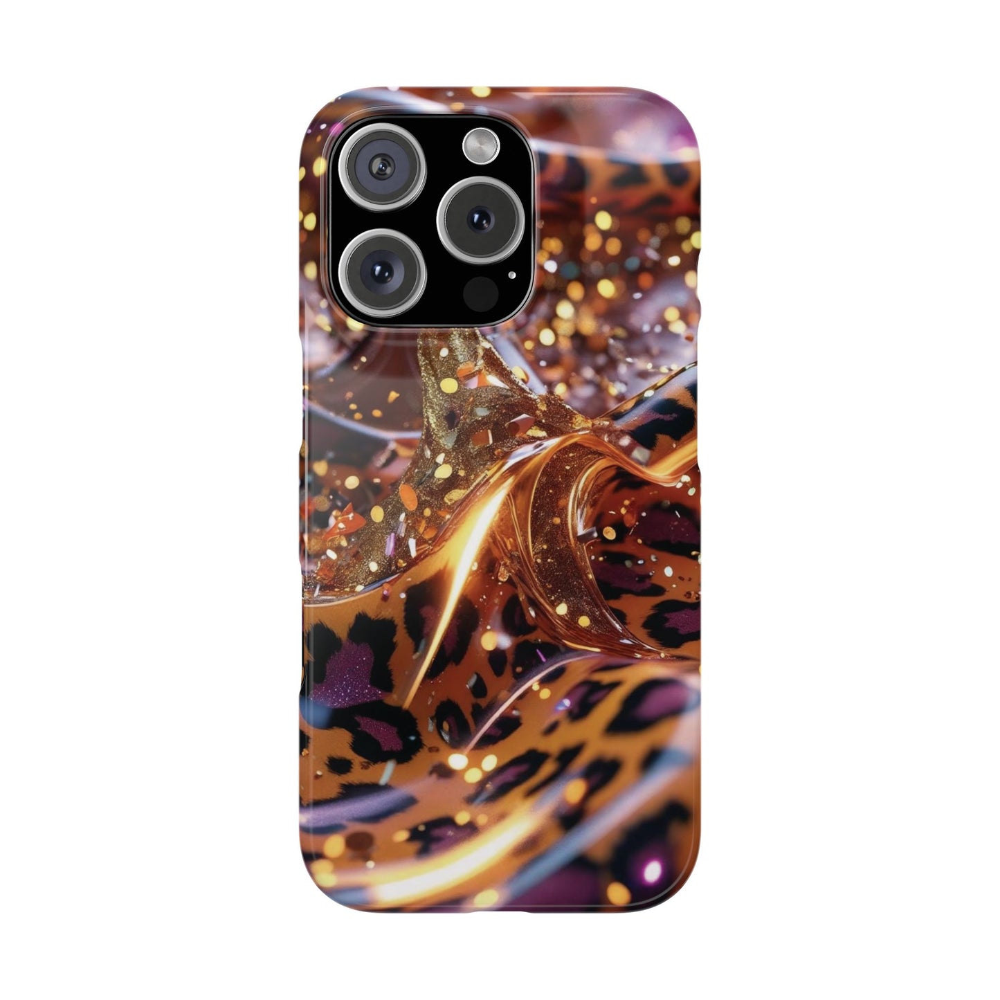 Snap Case Leopard Muster iPhone Handyhülle