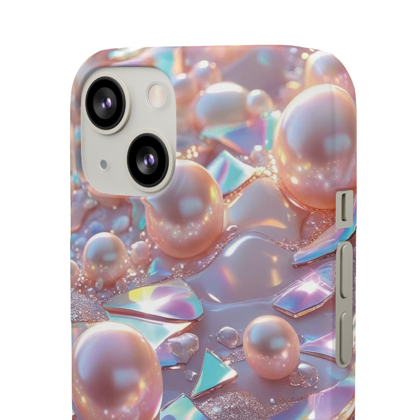 Snap Case iPhone Handyhülle – 3D Perlen Effekt