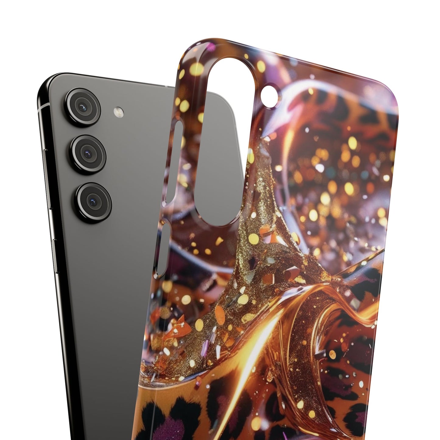 Snap Case Leopard Muster Samsung Handyhülle
