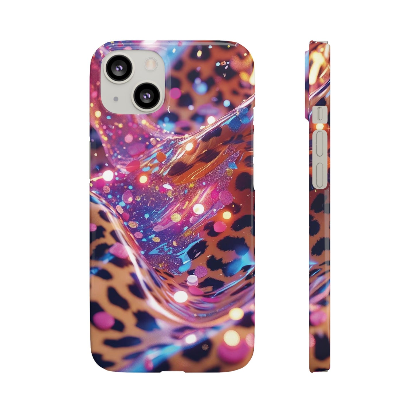 Snap Case Leopard Muster iPhone Handyhülle