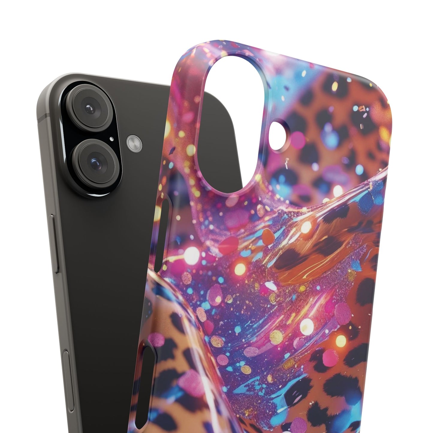 Snap Case Leopard Muster iPhone Handyhülle
