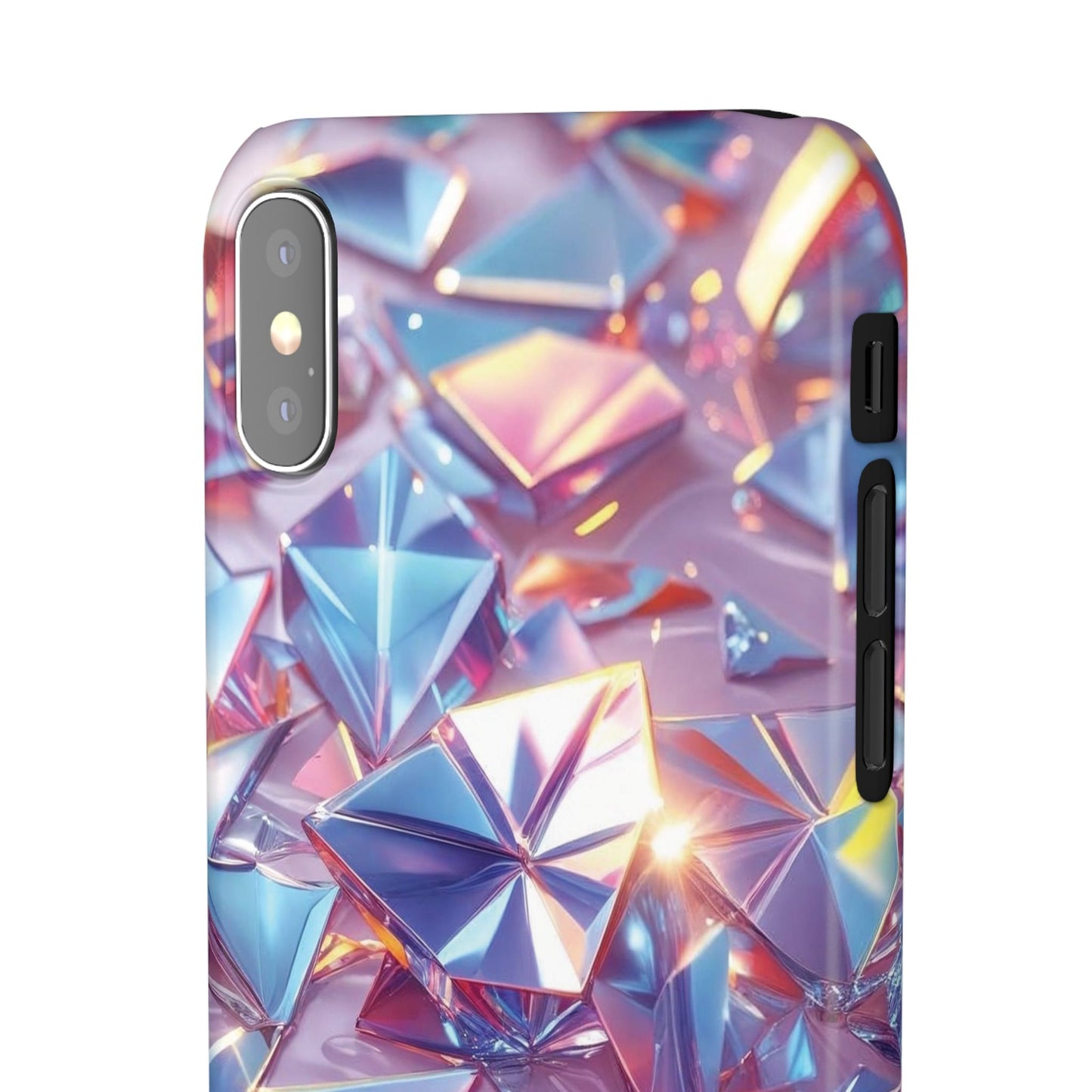 Snap Case iPhone Handyhülle – 3D-Effekt mit Diamant Design