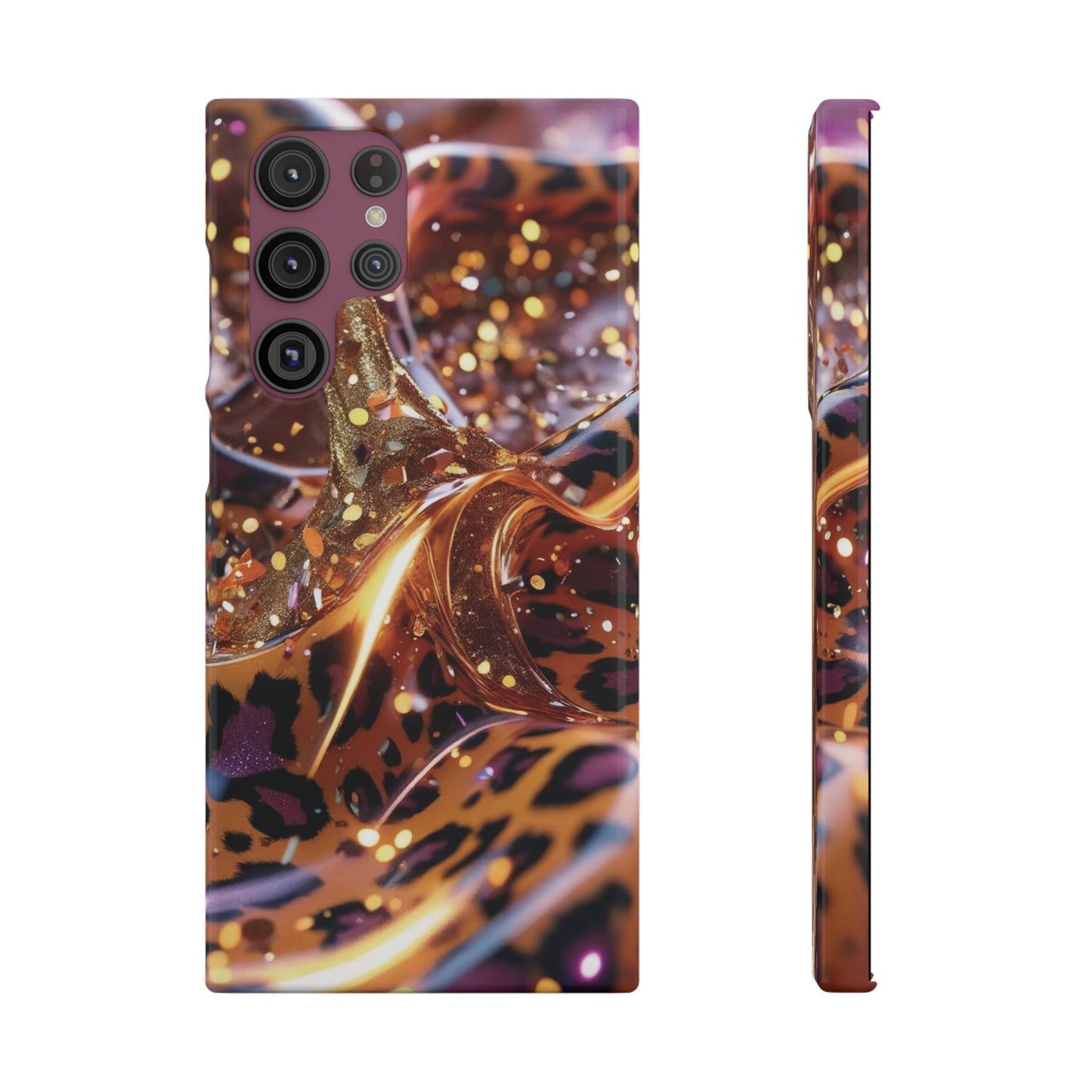Snap Case Leopard Muster Samsung Handyhülle