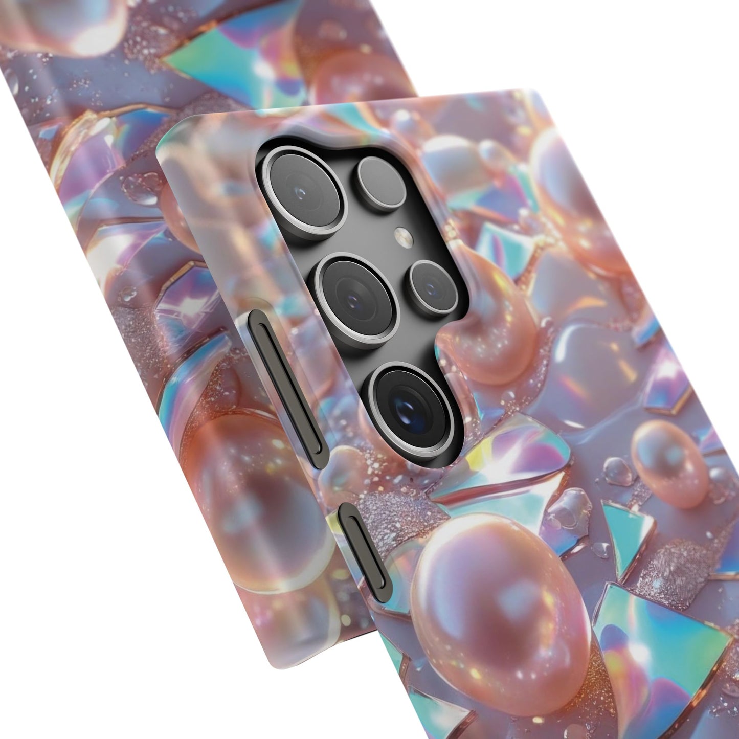 Snap Case Samsung Handyhülle – 3D Perlen Effekt