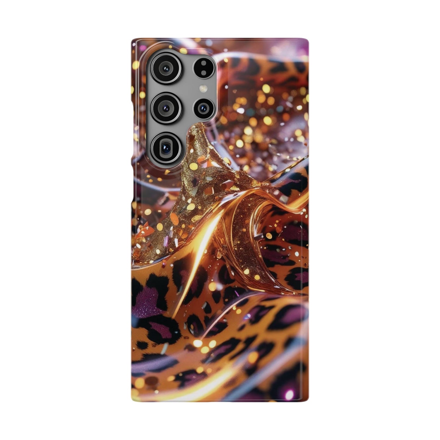 Snap Case Leopard Muster Samsung Handyhülle