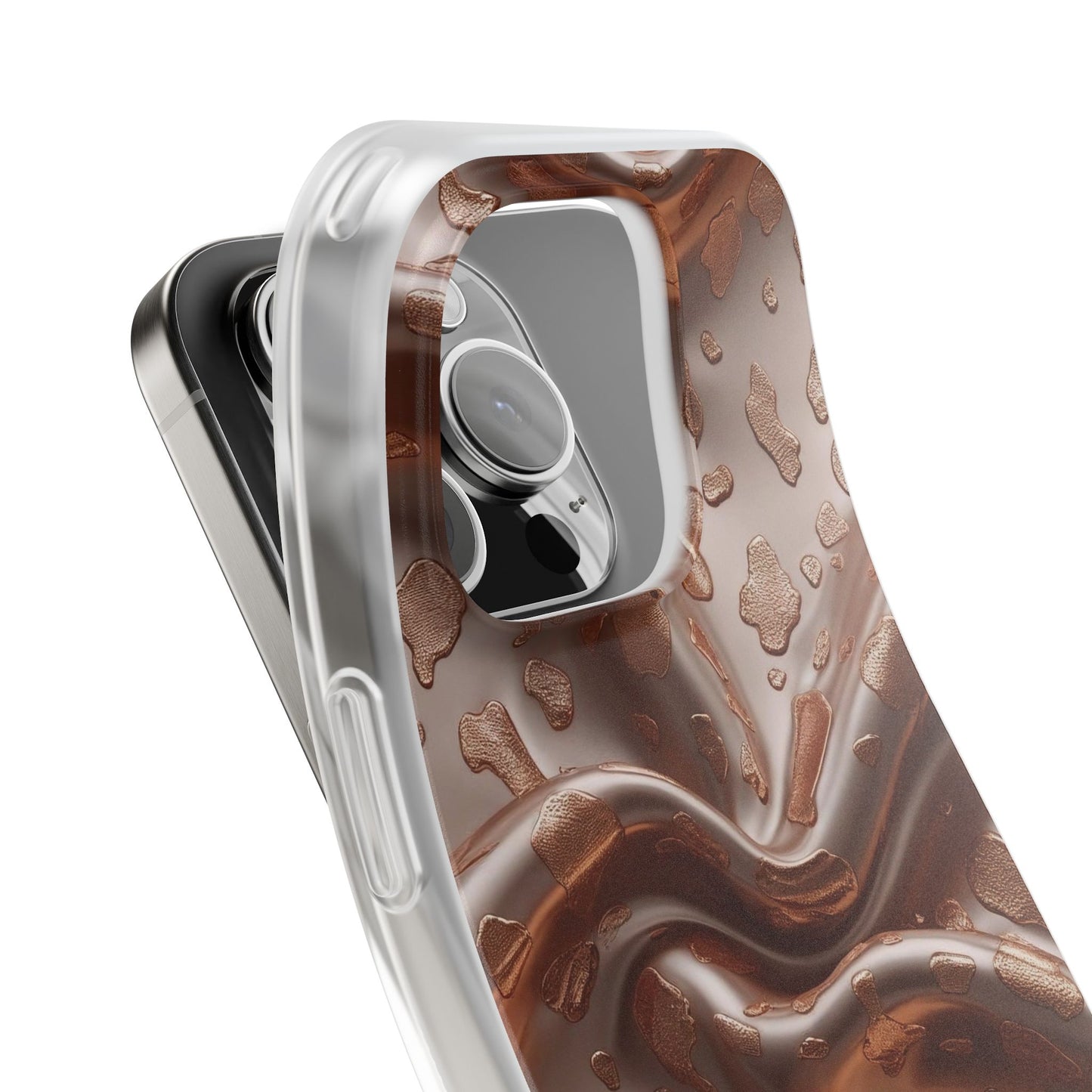 iPhone Flexi Case – Leopardenmuster