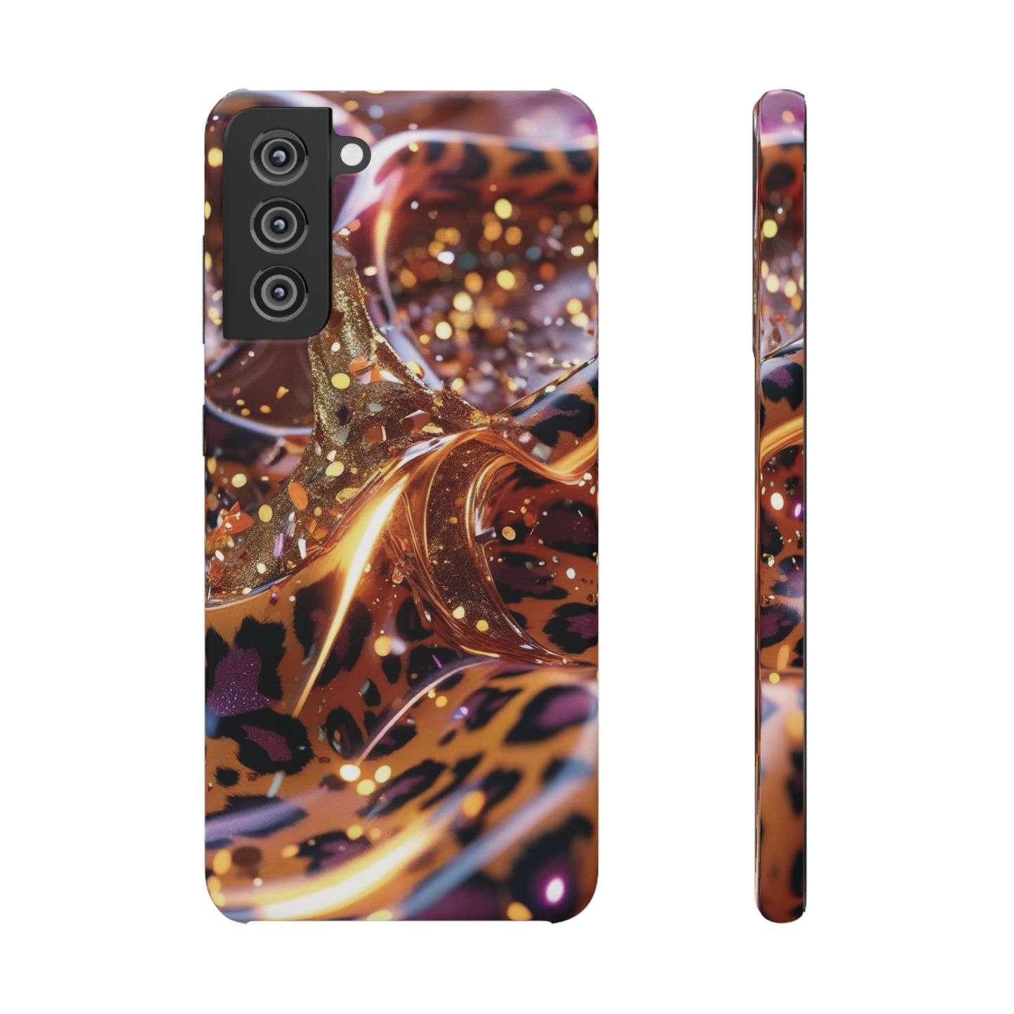 Snap Case Leopard Muster Samsung Handyhülle