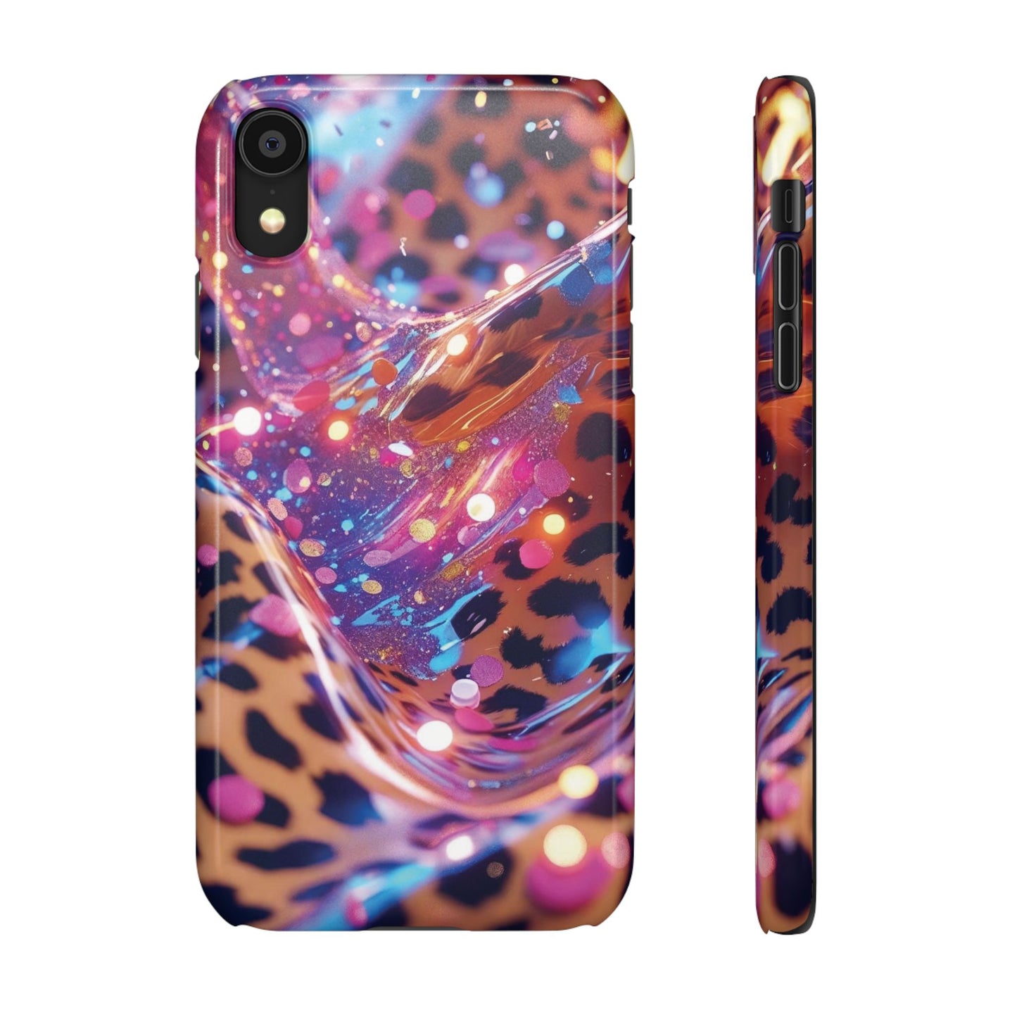 Snap Case Leopard Muster iPhone Handyhülle