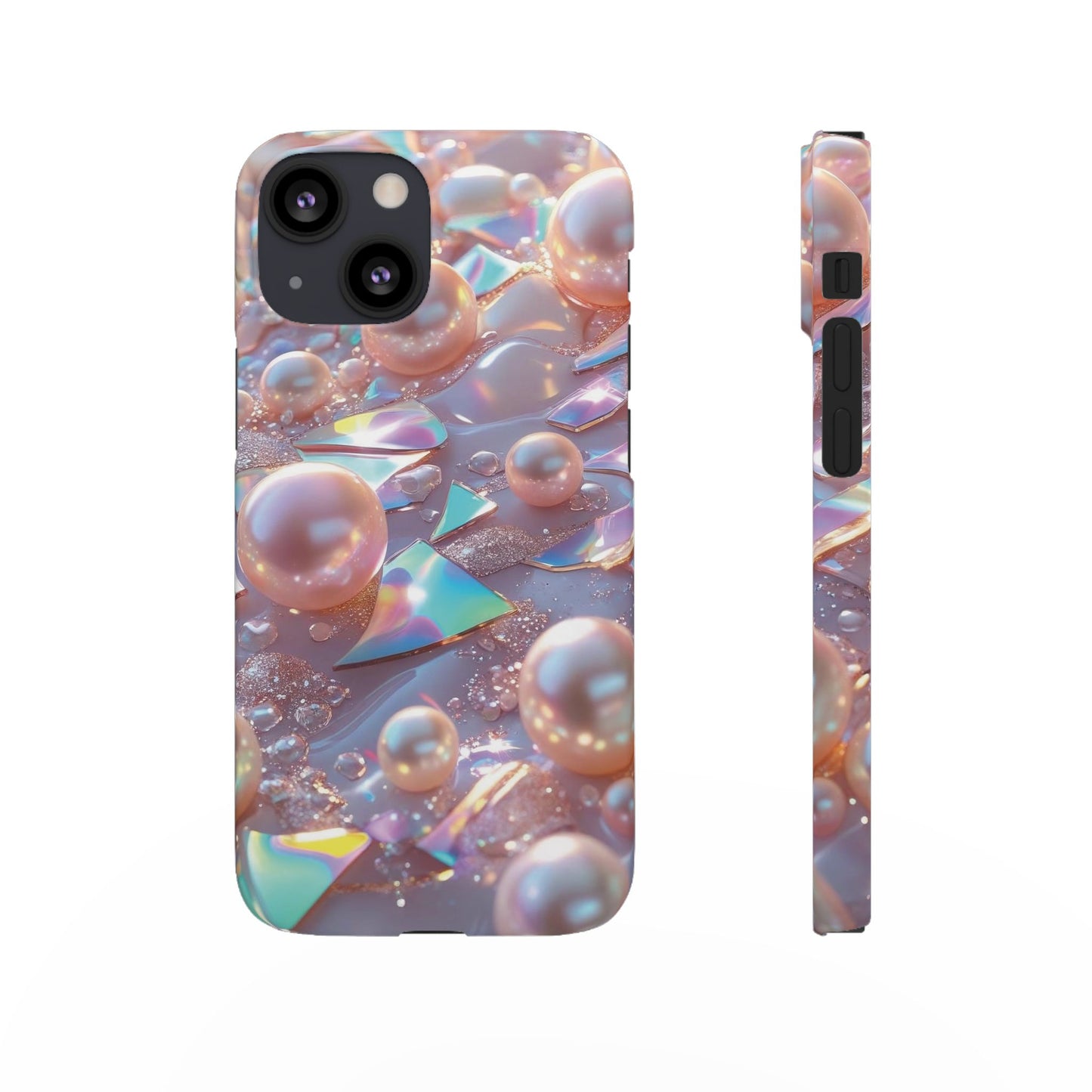 Snap Case iPhone Handyhülle – 3D Perlen Effekt