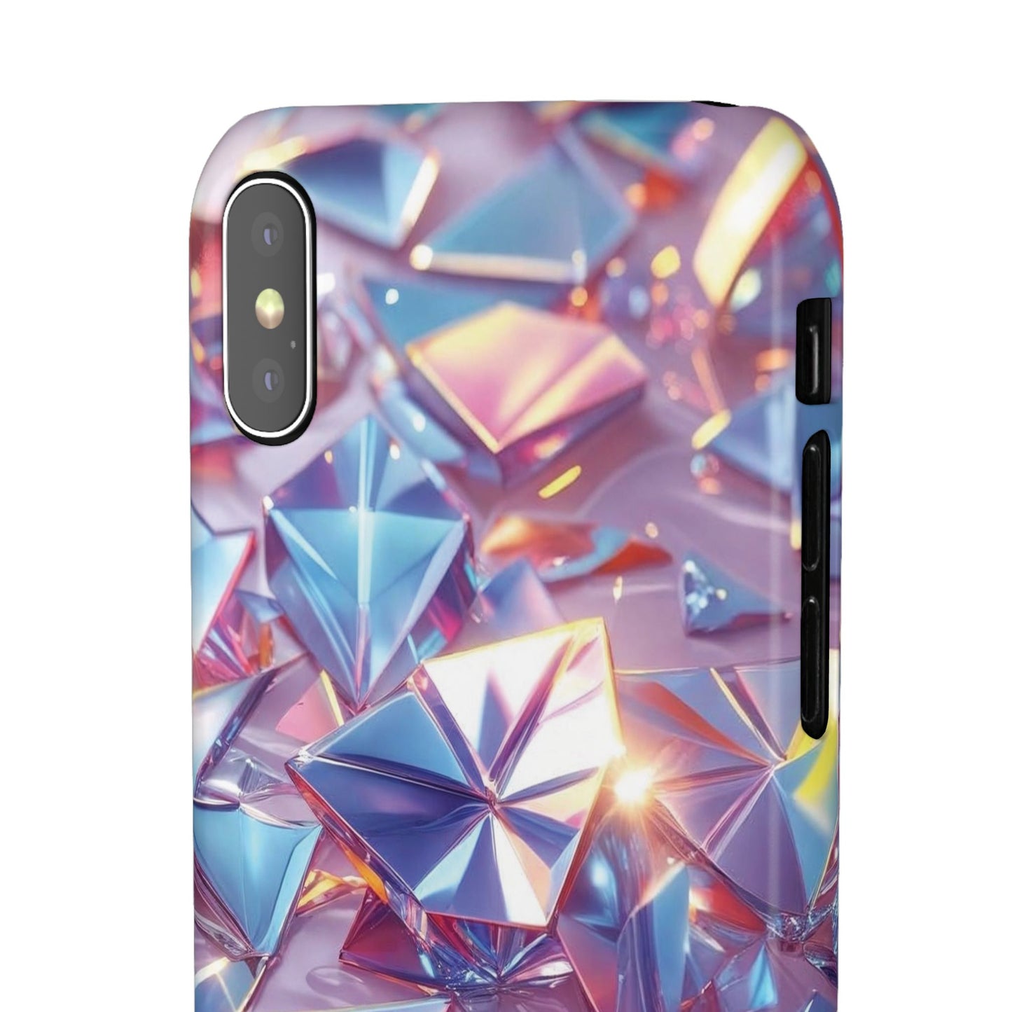 Snap Case iPhone Handyhülle – 3D-Effekt mit Diamant Design
