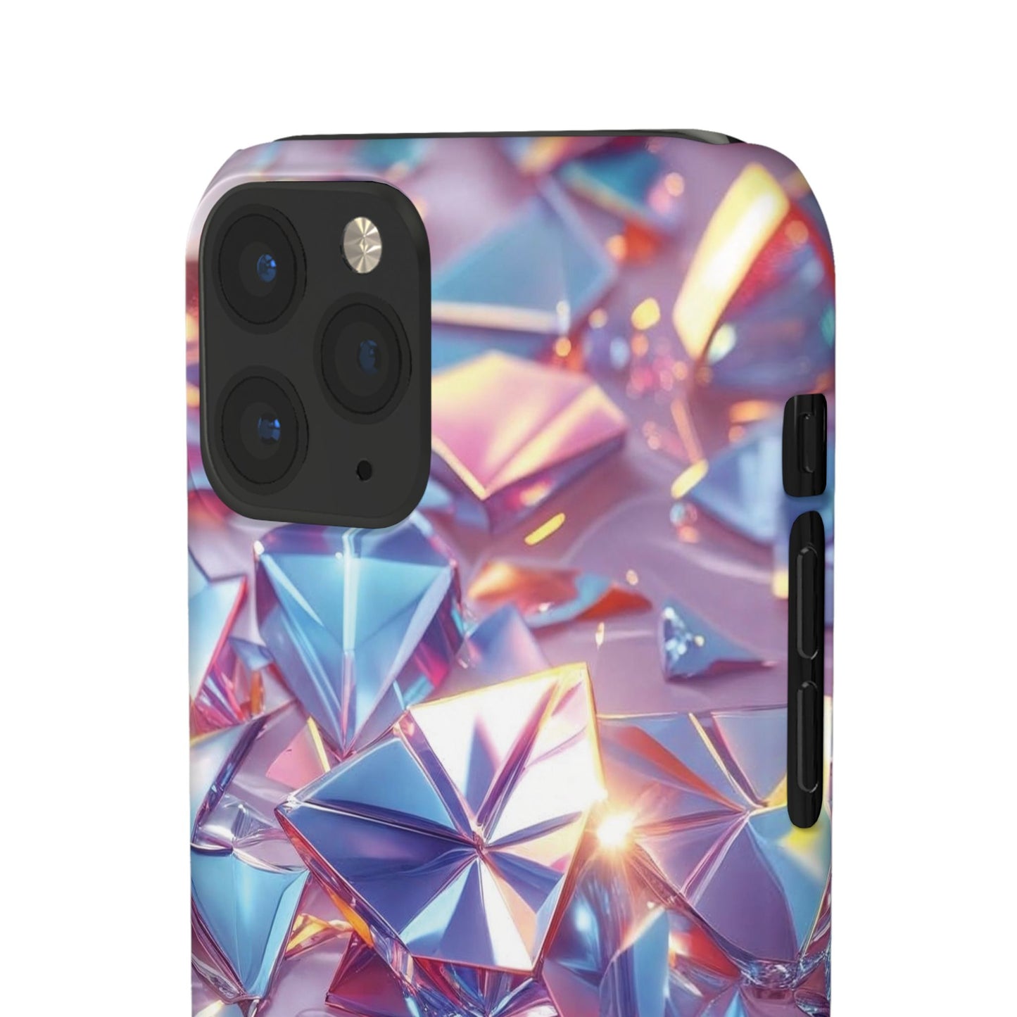 Snap Case iPhone Handyhülle – 3D-Effekt mit Diamant Design