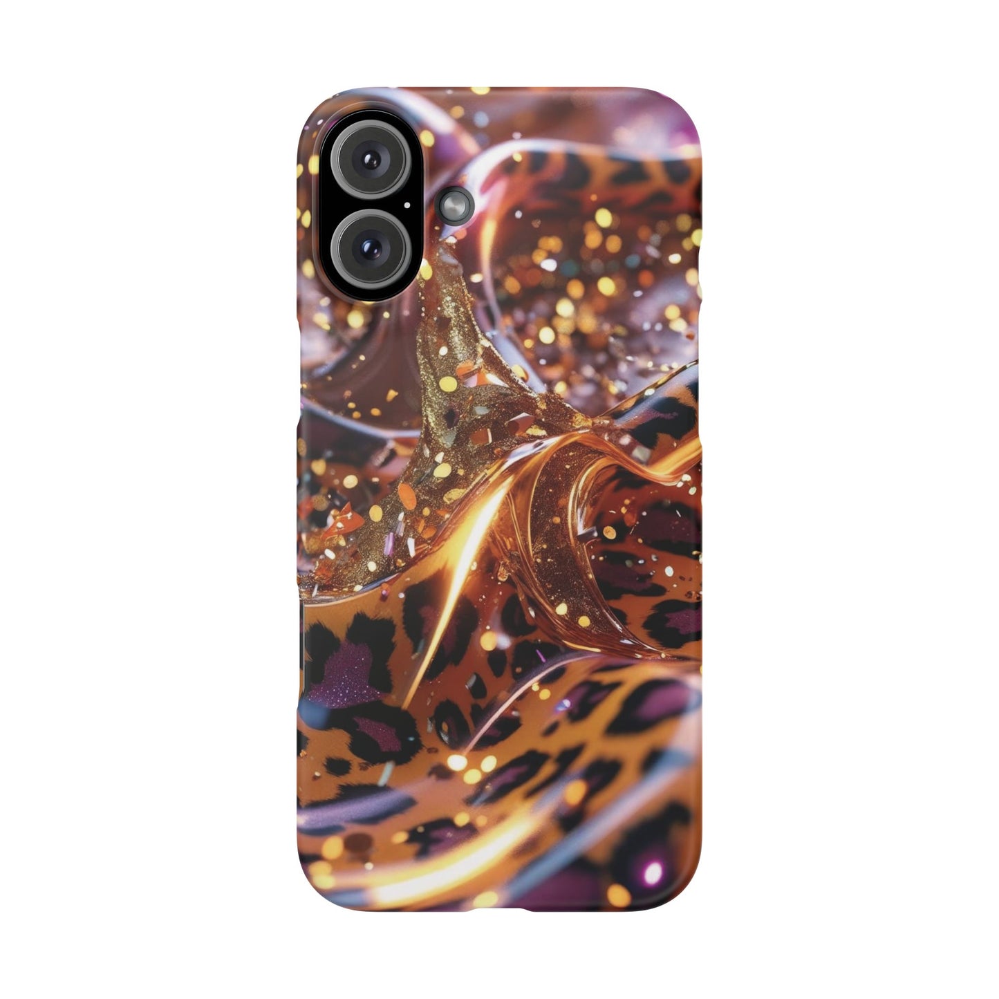 Snap Case Leopard Muster iPhone Handyhülle