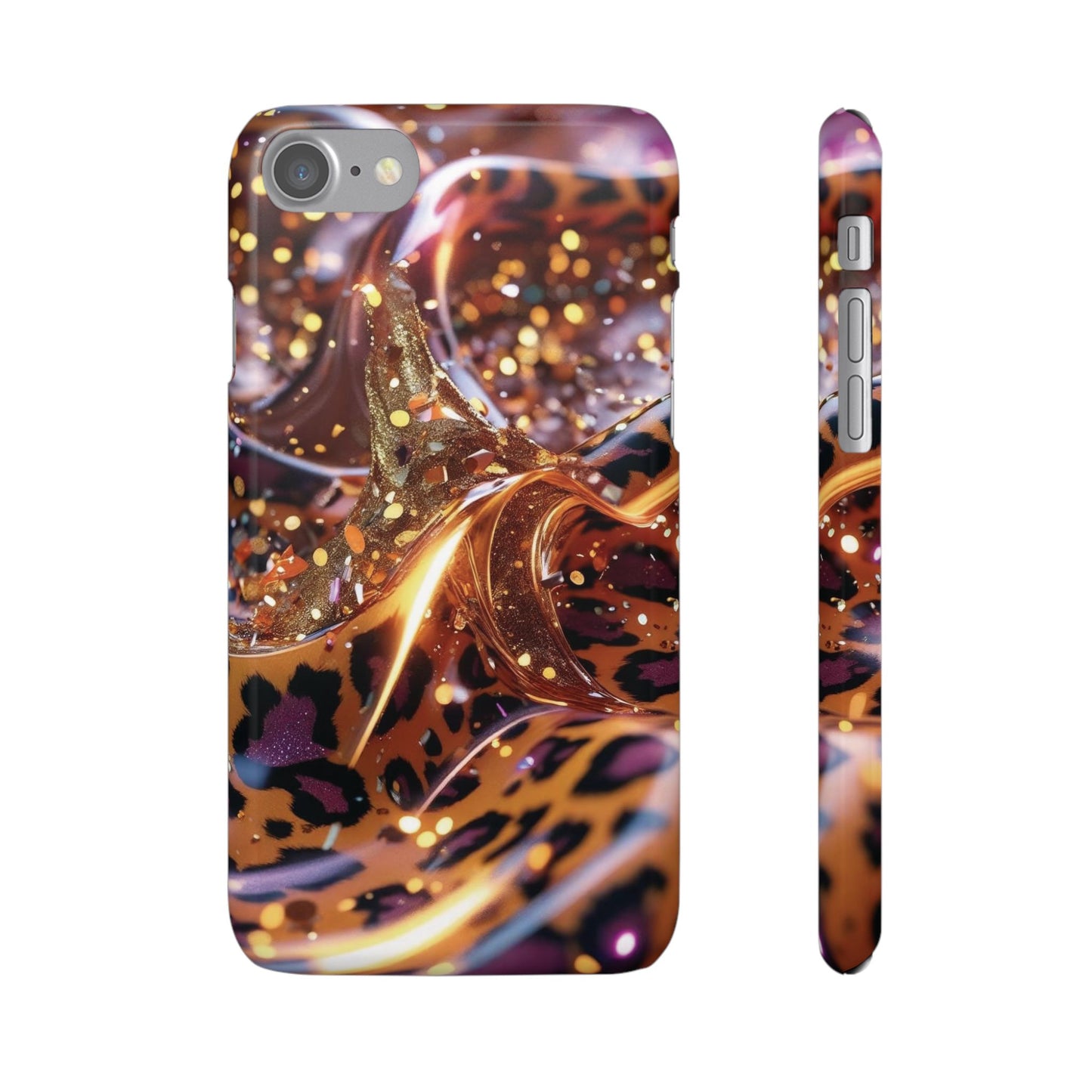 Snap Case Leopard Muster iPhone Handyhülle