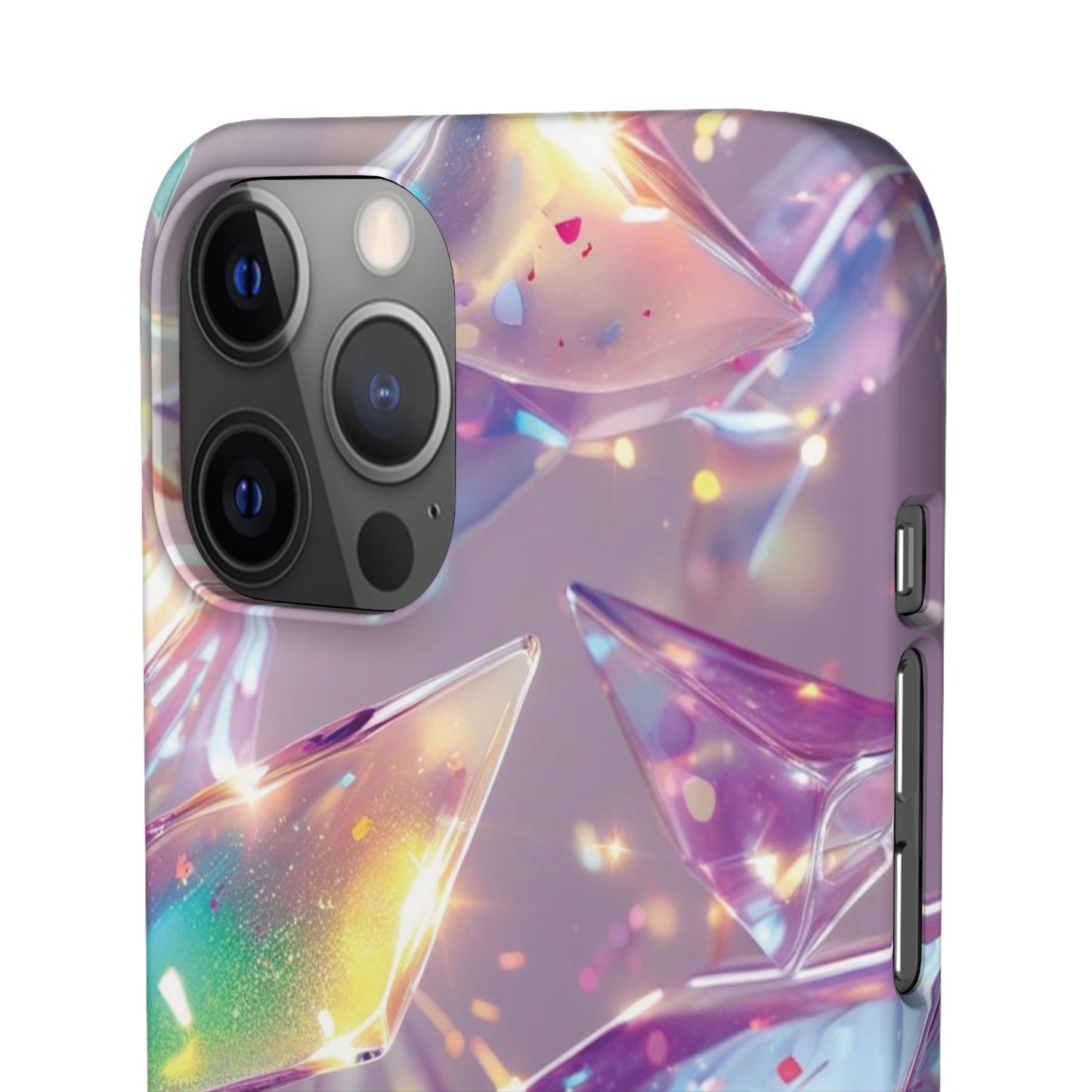 Snap Case iPhone Handyhülle – 3D-Effekt mit Diamant Design